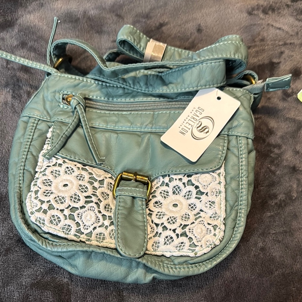Stylish Green Crossbody Bag